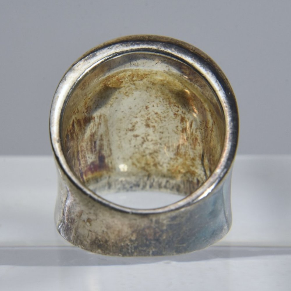 .999 Solid Silver Saddleback Ring - Size 6 - image 4
